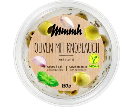 Mmmh Oliven mit Knoblauch