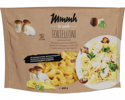 Mmmh Tortellini Steinpilze und Champignons