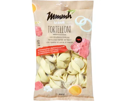 Mmmh Tortelloni mit Rindfleischfüllung