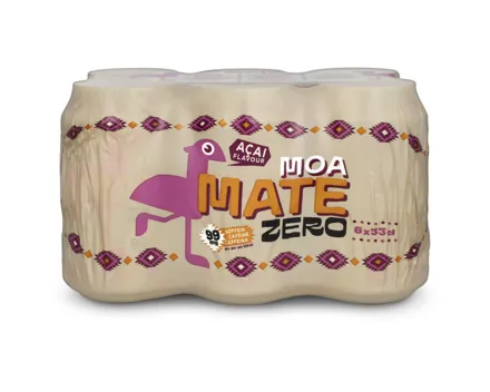 Moa Mate Zero Açai Flavor 6x33cl