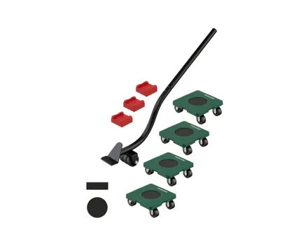 Möbeltransport-Set, 10-tlg.