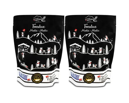 Moléson Fondue moitié-moitié 2x 400g