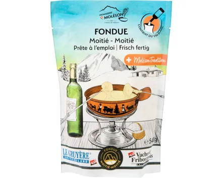 Moléson Frischfondue Moitié-Moitié