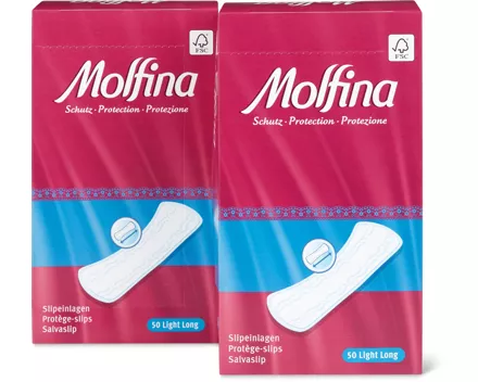 Molfina-Damenbinden oder -Slipeinlagen