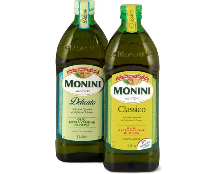 Monini-Classico- und -Delicato-Olivenöl