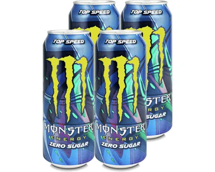 Monster Top Speed zero 4x 50cl