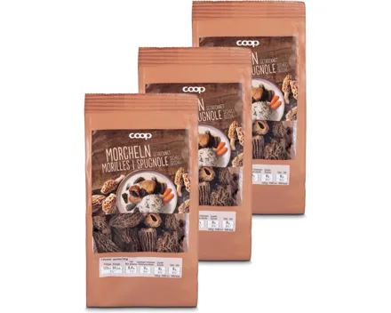 Morcheln getrocknet 3x 15g