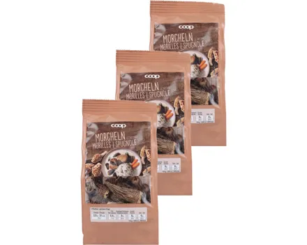 Morcheln getrocknet 3x15g