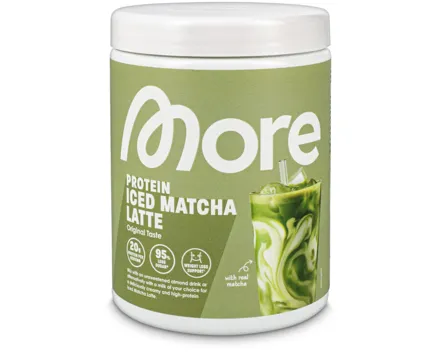 More Protein Iced Matcha Latte