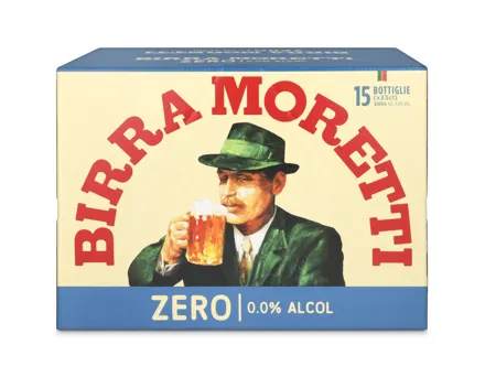Moretti Zero alkoholfrei 15x33cl