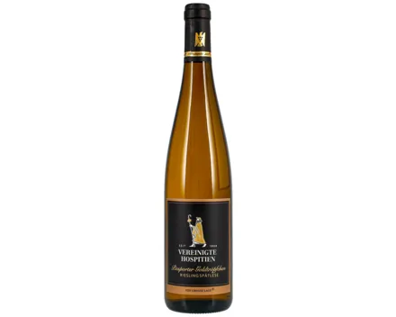 Mosel QbA Riesling Spätlese Piesporter Goldtröpfchen VDP Grosse Lage Weingut Vereinigte Hospitien (2021) – Weisswein,...