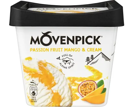 Mövenpick Glacé Passion Fruit, Mango & Cream