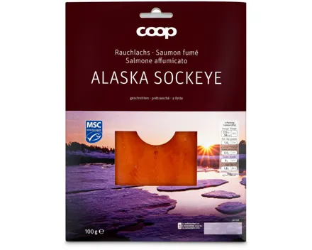 MSC Rauchlachs Sockeye 3x100g