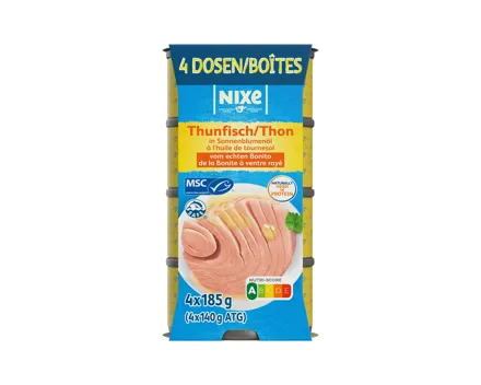MSC Thunfisch in Sonnenblumenöl XXL