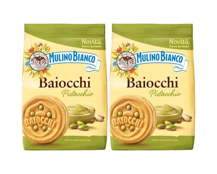 Mulino Bianco Baiocchi Pistacchio 2x240g