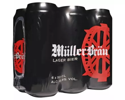 Müller Bräu Bier 6 x 50 cl Dosen