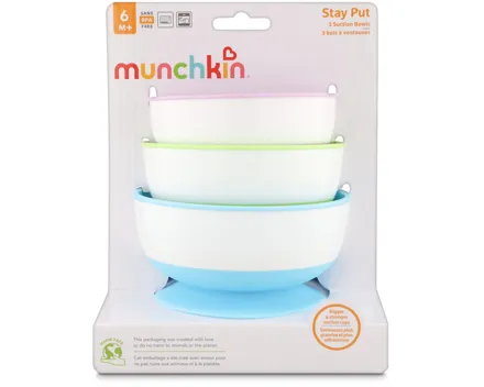 Munchkin Breischale mit Saugnapf ab 6+ Monate 3 Stück