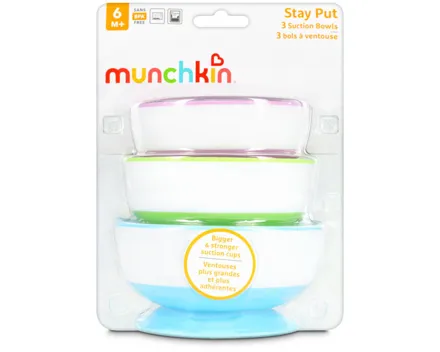 Munchkin Breischale mit Saugnapf ab 6+ Monate 3 Stück