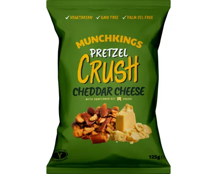 Munchkings Pretzel Crush Cheddar Cheese