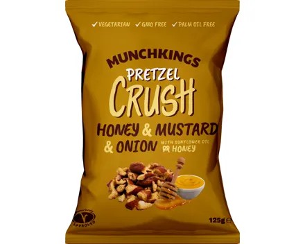 Munchkings Pretzel Crush Honey & Mustard & Onion
