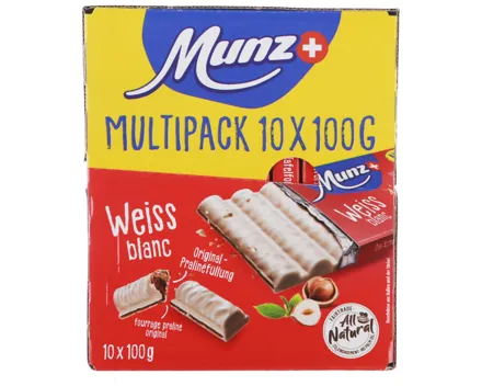 Munz Tafel Branche weiss 10x100g