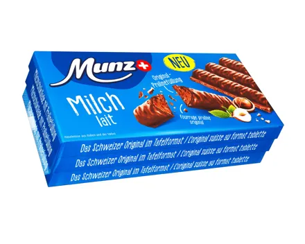 Munz Tafelschokolade Branche Trio
