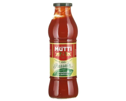 Mutti Passata pomodoro con basilico