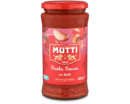Mutti Tomatensauce mit Knoblauch