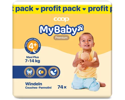 My Baby 4+ Maxi 7-14 kg Profit Pack 74 Stück