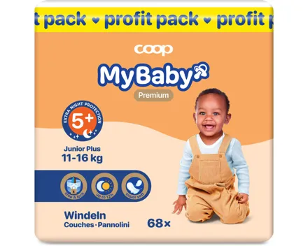 My Baby 5+ Junior Plus 11-16 kg Profit Pack 68 Stück