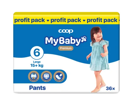 My Baby Pants 6 Large 15+ Kg Profit Pack 36 Stück