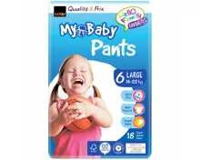 My Baby Pants Extra Large Grösse 6, 14-22kg, 18 Stück