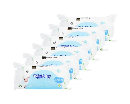 My Baby Sensitive Feuchttücher 72 Stück 6x 72St