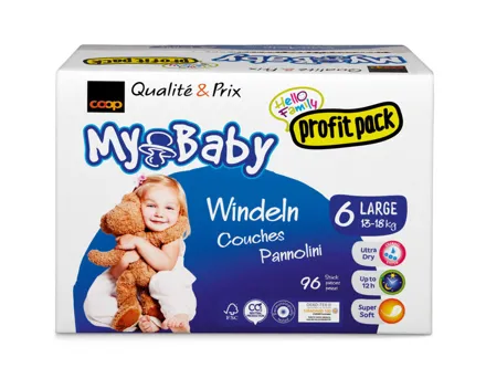 My Baby Windeln Grösse 6 Extra Large Profit Pack 13-18...