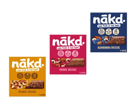 Nakd Riegel Diverse Sorten