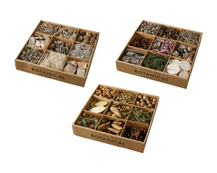 Natur-Dekomaterial Set