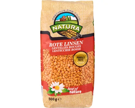 Natura Linsen rot