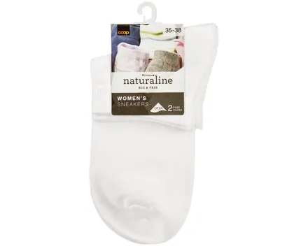 Naturaline Damen Sneaker Basic Duo Weiss 35 - 38