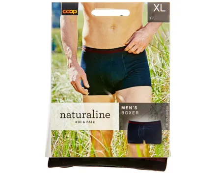 Naturaline Herren Boxershort schwarz XL