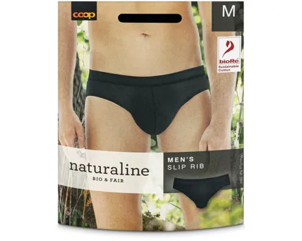 Naturaline Herren Slip Schwarz M