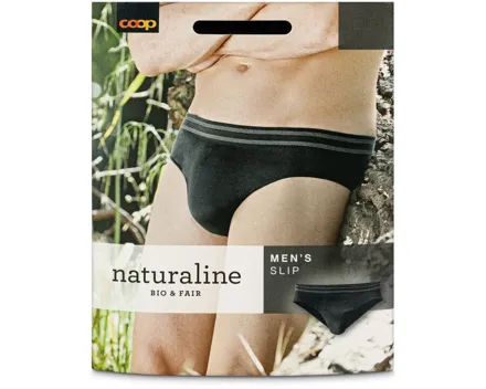 Naturaline Herren Slip Schwarz S