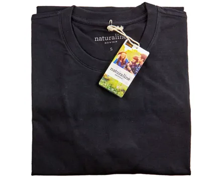 Naturaline Herren T-Shirt Kurzarm schwarz S