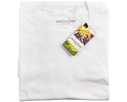 Naturaline Herren T-Shirt Kurzarm weiss L