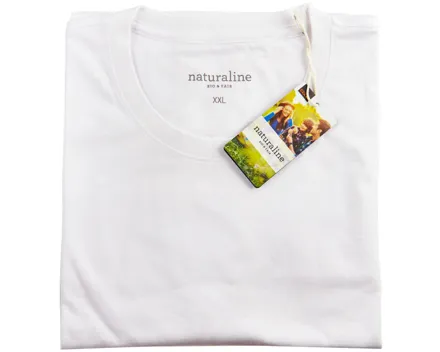 Naturaline Herren T-Shirt Kurzarm weiss XXL