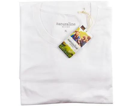 Naturaline Herren T-Shirt Kurzarm weissXL