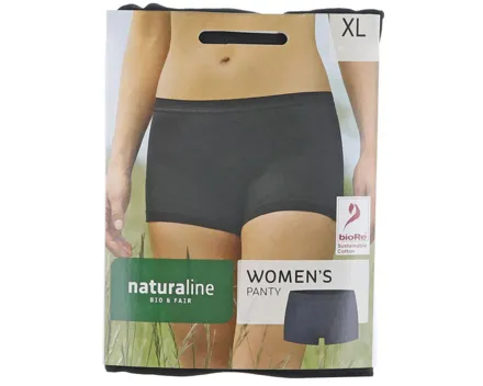 Naturaline Textil Damen Panty schwarz XL