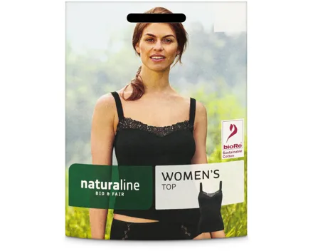 Naturaline Textil Damen Shirt schwarz S