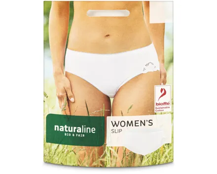 Naturaline Textil Damen Slip weiss M