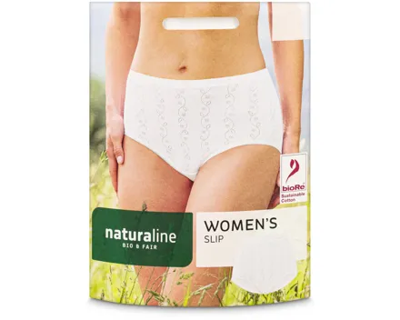 Naturaline Textil Damen Slip weiss XL