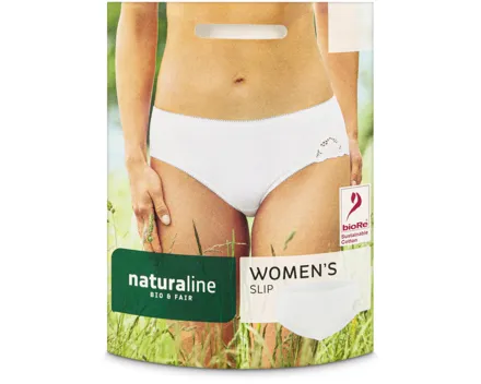 Naturaline Textil Damen Slip weiss XL